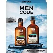 *ПН MEN CODE Гель д/душа Морск. миерал 300 мл.+Шампунь д/волос Укрепляющий 300 мл/6