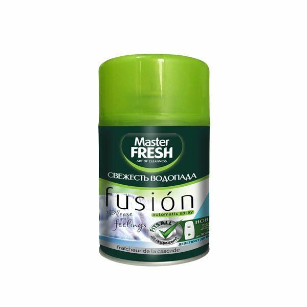 Master FRESH освежитель воздуха сменный баллон для авт. Свежесть водопада 250 мл