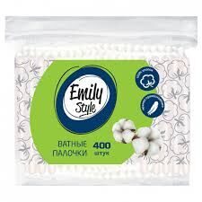 Emily Style ватные палочки пакет 400шт с зиплоком(К)