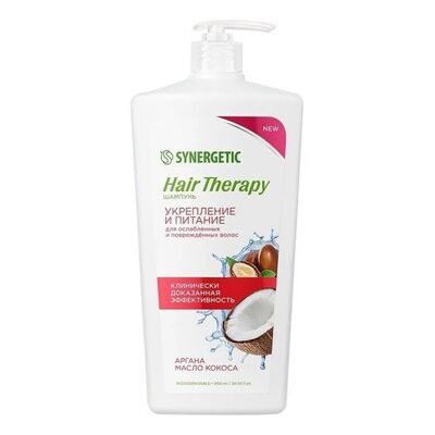 Synergetic БИО HAIR THERAPY Шампунь 900 мл.Укрепление и питание/6