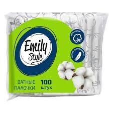 Emily Style ватные палочки пакет 100шт с зиплоком(К)